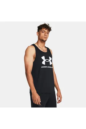 Under Armour Tanktop mit Logo für Herren / Weiß L