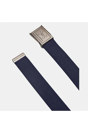 Under Armour Drive Stoffgürtel aus Stretchstoff für Herren Midnight Blaue Marine / Khaki Base / Silber EINHEITSGRÖSSE