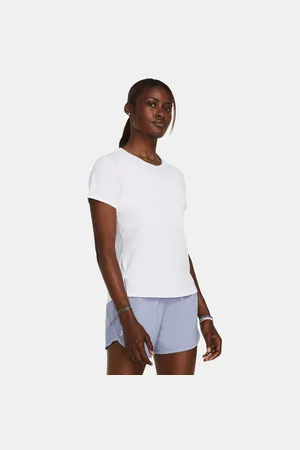 Under Armour Launch Elite Kurzarm-Oberteil für Damen / Reflektierend M