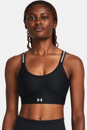 Under Armour Infinity 2.0 Mid Sport-BH für Damen / Weiß L A-C