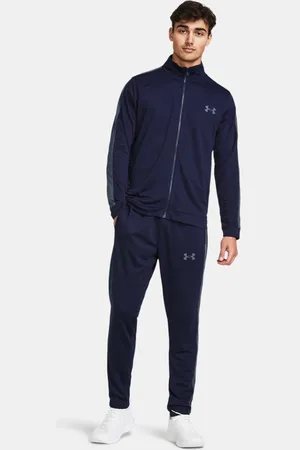 Under Armour Rival Strick-Trainingsanzug für Herren Midnight Blaue Marine / Downpour Grau / Downpour Grau S