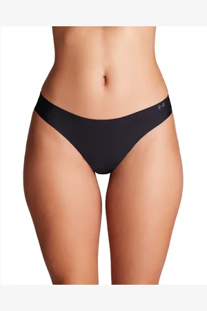 Under Armour Pure Stretch No Show Tanga im 3er-Pack für Damen / / Stahl L
