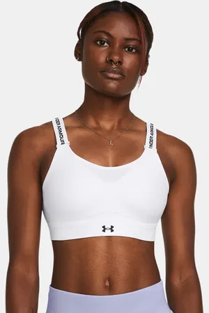 Under Armour Infinity 2.0 High Sport-BH für Damen / Schwarz L A-C