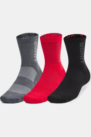 Under Armour Unisex 3-Maker halbhohe Socken im 3er-Pack / Castlerock / Castlerock M