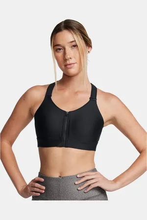 Under Armour Infinity 2.0 High Zip Sport-BH für Damen / L A-C
