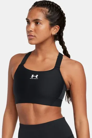 Under Armour HeatGear® Armour High Sport-BH für Damen / Weiß L