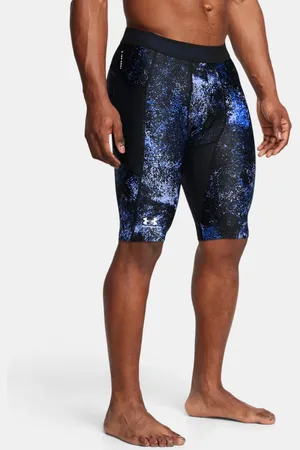Under Armour HeatGear® Iso-Chill Lange Shorts mit Aufdruck für Herren Tech / Weiß S