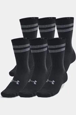 Under Armour Unisex Essential Crew-Socken im 6er-Pack / / Schwarz L