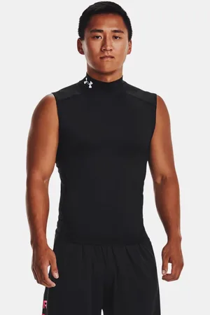 Under Armour HeatGear® Mock Ärmelloses Oberteil für Herren / Weiß L
