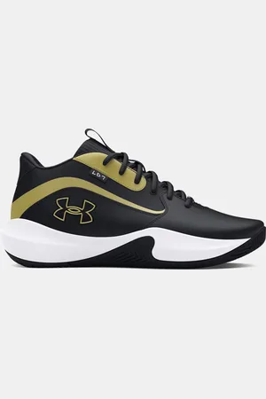 Under Armour Lockdown 7 Basketballschuhe, unisex / / Metallisch Gold 44.5
