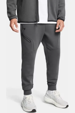 Under Armour Unstoppable Fleece-Jogginghose für Herren Castlerock / Schwarz 3XL