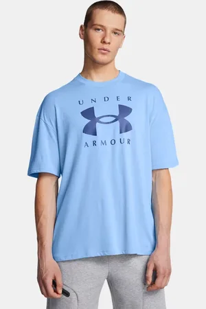 Under Armour Heavyweight Kurzarm-Oberteil in Oversize-Passform mit Logo für Herren Horizon / Tech L