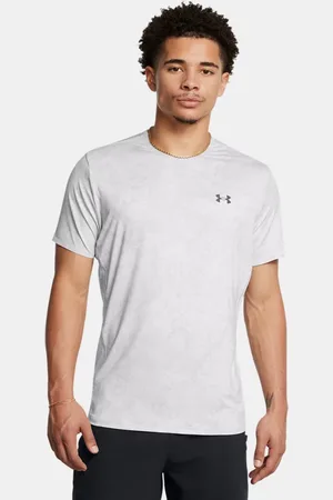 Under Armour Vanish Elite Vent Kurzarm-Oberteil mit Aufdruck für Herren Halo / Schwarz XL