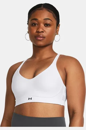 Under Armour Infinity 2.0 Low Sport-BH für Damen / Schwarz L A-C