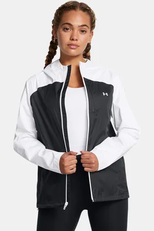 Under Armour Stormproof Cloudstrike Jacke für Damen / Weiß / Weiß L