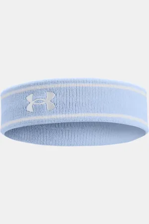Under Armour Performance Terry Stirnband mit Streifen, unisex Nimbus / Weiß / Weiß EINHEITSGRÖSSE