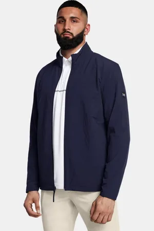 Under Armour Drive Pro Storm Lightweight Isolierte Jacke für Herren Midnight Blaue Marine / Metallisch Silber L
