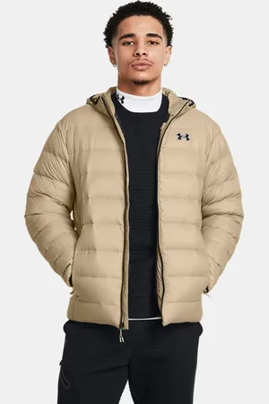 Under Armour Legend Down Jacke mit Kapuze für Herren City Khaki / City Khaki / Schwarz 3XL
