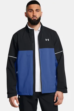 Under Armour Drive Regenjacke für Herren / Tech Blau / Metallisch Silber M