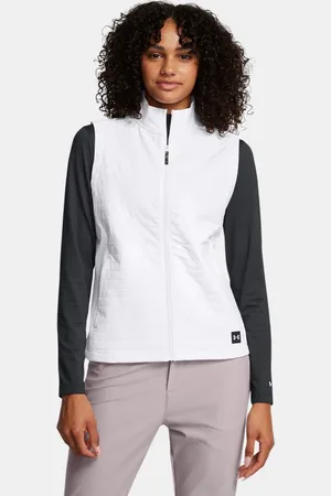 Under Armour Drive Pro Storm Lightweight Isolierte Weste für Damen / Metallisch Silber L