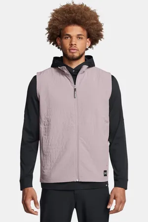 Under Armour Drive Pro Storm Lightweight Isolierte Weste für Herren Tetra / Metallisch Silber L