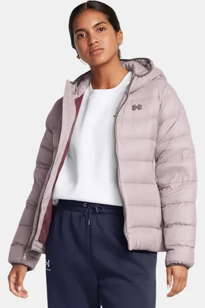 Under Armour Legend Down Jacke mit Kapuze für Damen Tetra / Fresh Clay L