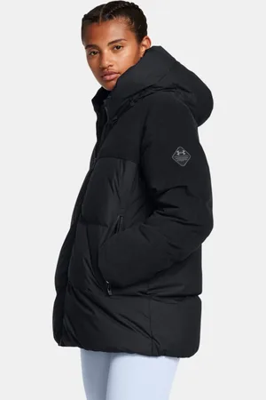Under Armour Limitless Down Daunenjacke aus Cord in Oversize-Passform für Damen / L