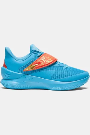 Under Armour Unisex Curry 1 Fox „Happy Fox Day“ Basketballschuhe Capri / Fire / Metallisch Gold 44.5