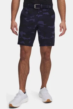 Under Armour Drive Shorts mit konische Passform und Aufdruck für Herren Midnight Blaue Marine / Halo Grau 30