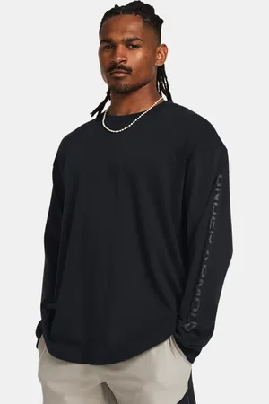 Under Armour Schweres Langarm-Oberteil mit farblich abgestimmtem Schriftzug für Herren / 3XL