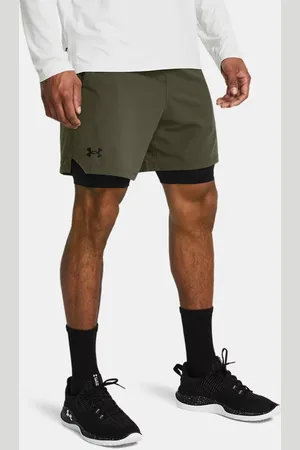 Under Armour Vanish Woven 2-in-1 Shorts für Herren Marine OD / Schwarz / Schwarz 3XL