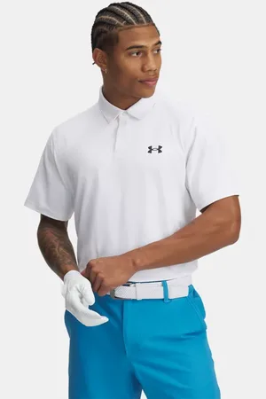 Under Armour Tee To Green Piqué-Poloshirt für Herren / Schwarz L