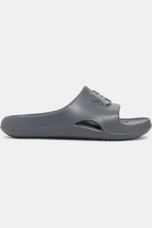 Under Armour Locker V Slides für Jungen Castlerock / Castlerock / Weiß 32