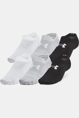 Under Armour Unisex Essential Ultra Low Socken mit Laschen im 6er-Pack / / Halo Grau L