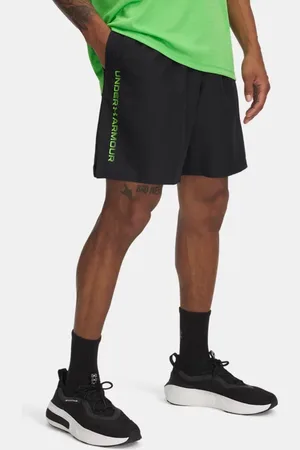 Under Armour Tech™ Shorts aus Webstoff mit Schriftzug für Herren / Cyber Grün L