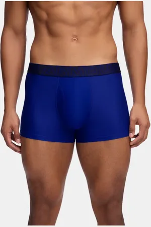 Under Armour Performance Cotton Boxerjock® 8 cm im 3er-Pack für Herren Royal / Stahl Full Heather / Royal L