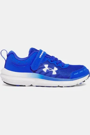 Under Armour Pre-School Assert 10 AC Laufschuhe für Jungen Team Royal / Schwarz / Weiß 32
