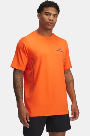Under Armour Vanish Energy Kurzarm-Oberteil mit Grafik für Herren Fire / Schwarz / Schwarz L