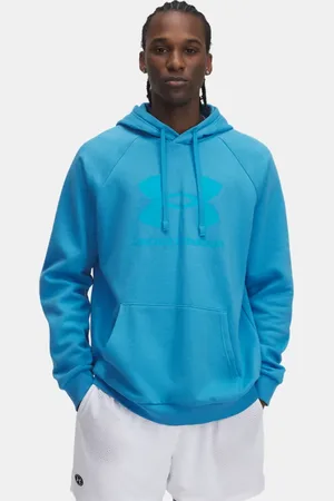 Under Armour Rival Fleece Logo Hoodie für Herren Ether / Topaz 3XL