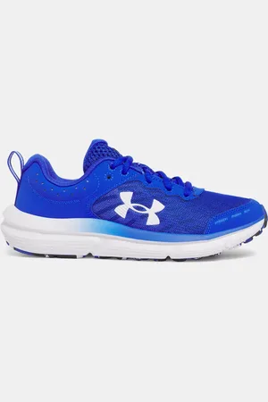Under Armour Grade School Assert 10 Laufschuhe für Jungen Team Royal / Schwarz / Weiß 35.5