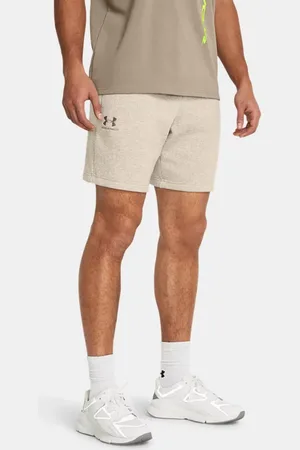 Under Armour Icon Fleece-Shorts für Herren Timberwolf Taupe Light Hthr / Timberwolf Taupe 3XL
