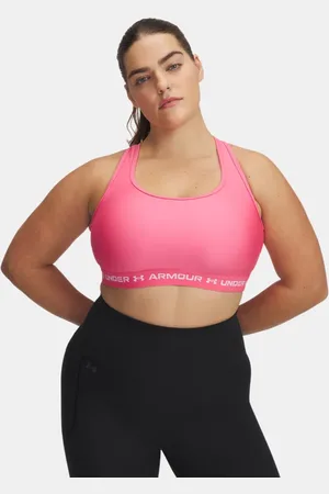 Under Armour Sport-BH Armour® Mid Crossback für Damen Super / Weiß 1X