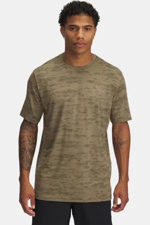 Under Armour Vanish Energy Kurzarm-Oberteil mit Aufdruck für Herren Bayou / Marine OD Grün / Bayou L