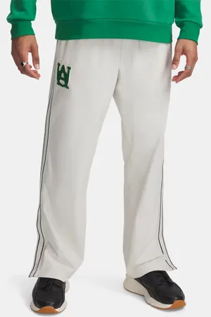 Under Armour Courtside Snap Hose für Herren Stein / Schwarz / Team Kelly Grün L