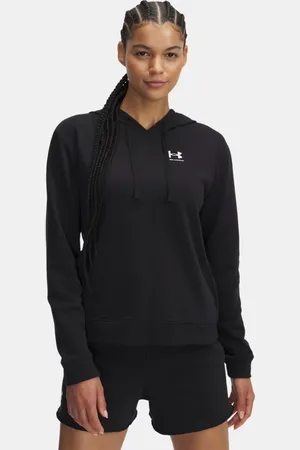 Under Armour Rival Hoodie aus French Terry für Damen / Weiß L