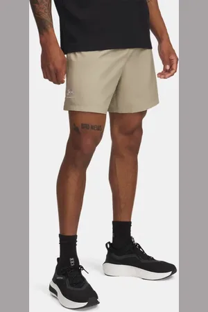 Under Armour Icon Volleyball-Shorts für Herren City Khaki / Weiß 3XL