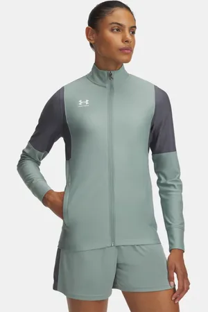 Under Armour Challenger Trainingsjacke für Damen Silica / Castlerock / Weiß L