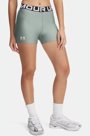 Under Armour HeatGear® Shorty für Damen Silica / Weiß L