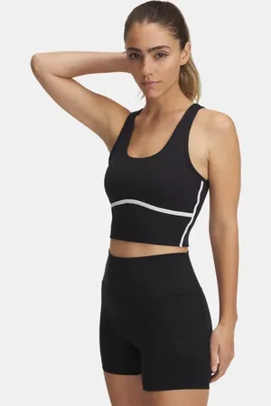 Under Armour Meridian Piped Crop-Top für Damen / Weiß / L
