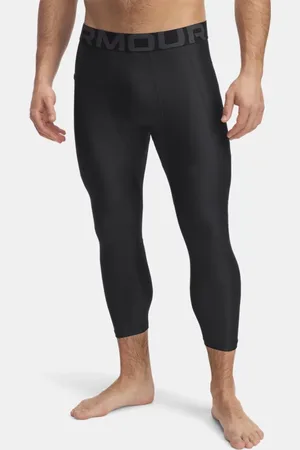 Under Armour Herren HeatGear® ¾-Leggings Anthracite / Schwarz L
